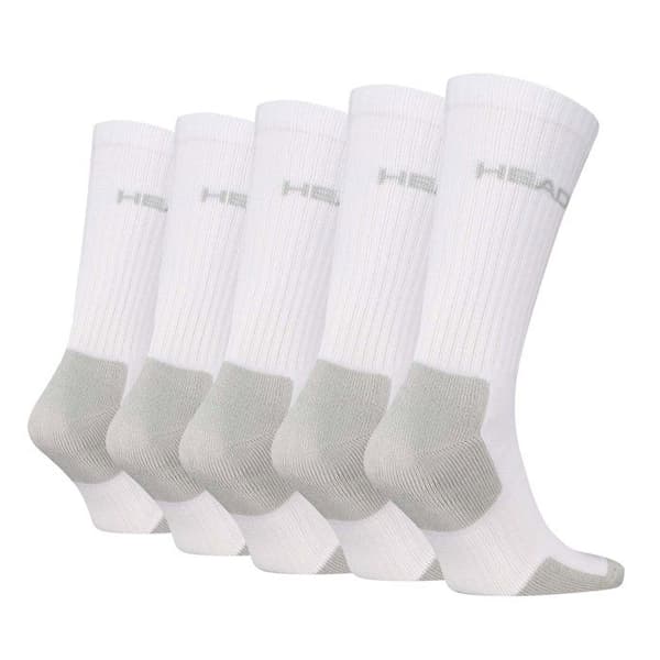 Head Strumpor Mixte - ,Förpackning om 5,ELEMENTS TENNIS CREW ECOM Vit 35/38