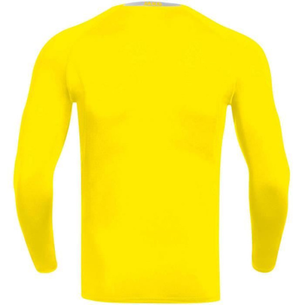 Jako 2.0 långärmad kompressionströja - Citrongul - Fotboll - Vuxen - Inomhus Gul citron M