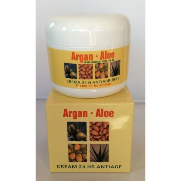 Argan Aloe Vera Anti Wrinkle Smoothing Day Night Face Cream