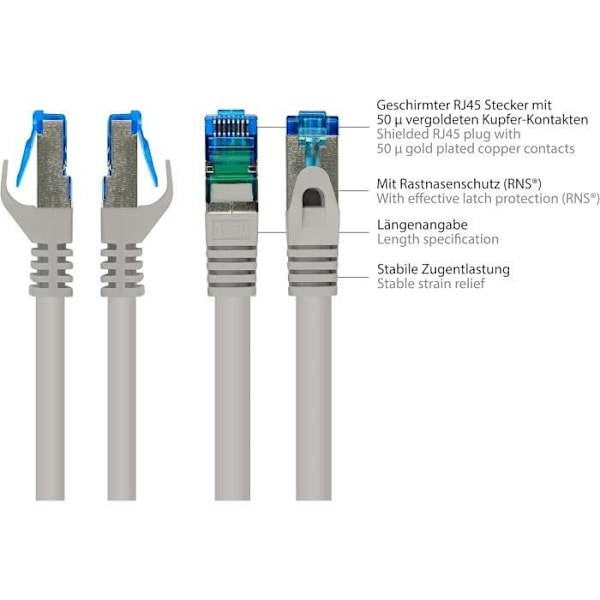 Cypress Ethernet Cat.6A - GOOD CONNECTIONS - 25m - SmartFLEX - 10 Gigabit - S/FTP