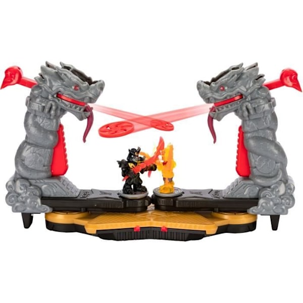 Ninja Fury Battle Arena - Älgleksaker - AKEDO - Strid med figurer, kontroller och ljudeffekter Röd