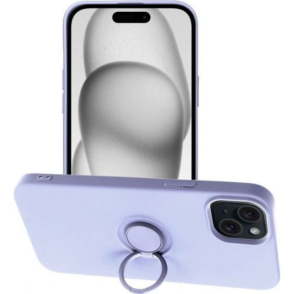 Coque telefon - bumper telefon Oem Coque SILIKONRING för IPHONE 15 Plus lila