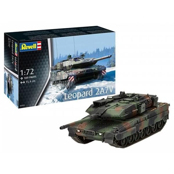 Modell av Leopard 2 A7V