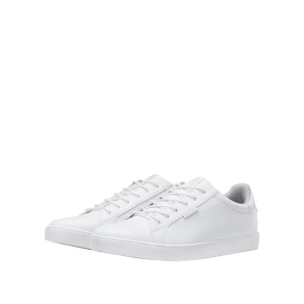 Shiny White Sneakers för män - JACK & JONES - Syntet - Snören Vit 45