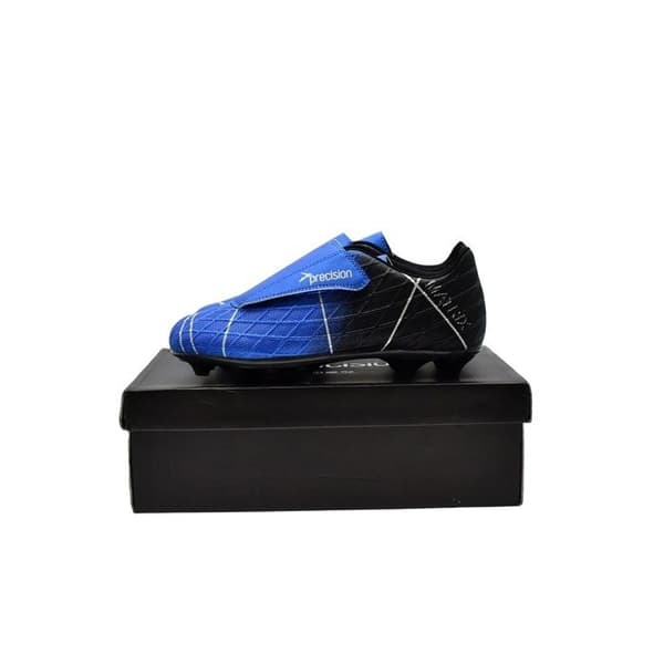 Barnfotbollsskor Precision Matrix FG - blå/svart/silver blå/svart/silver 32