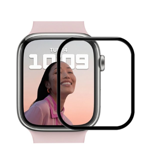 Skyddsglas för Apple Watch 7/8 45 mm skärm Mocolo 3D Glass Full Glue