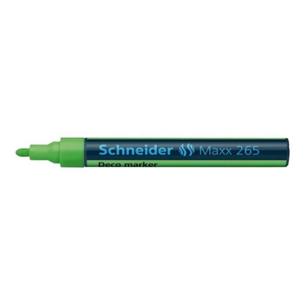Markör - Schneider - Maxx 265 - Limegrön - Flytande krita - 1-3 mm Kalk