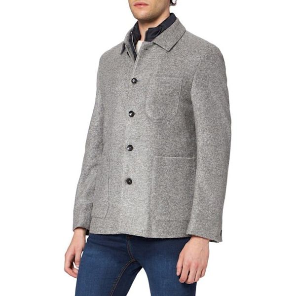 Jacka - ärtrock - kappa - kavaj Bugatti - 899128-89510 - Casual kavaj, Grå, 54 män Grå XL