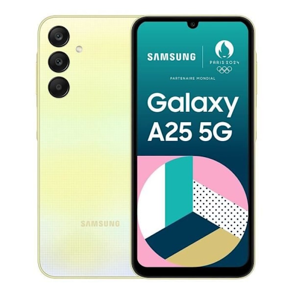 SAMSUNG Galaxy A25 5G Smartphone 128GB Lime Gul