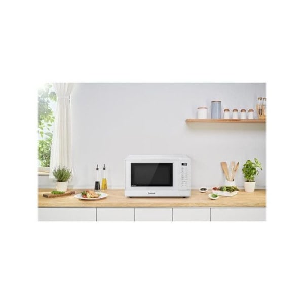 Panasonic NN-GT45KWSUG Fyr Micro-Ondes Grill 31L 1000W Inverter 24 Program för Avfrostning LED Vit