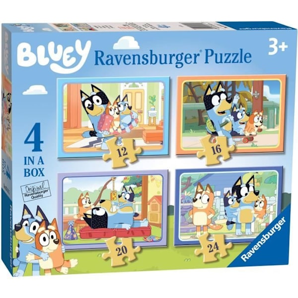 Ravensburger Bluey 4 i Box Puzzle