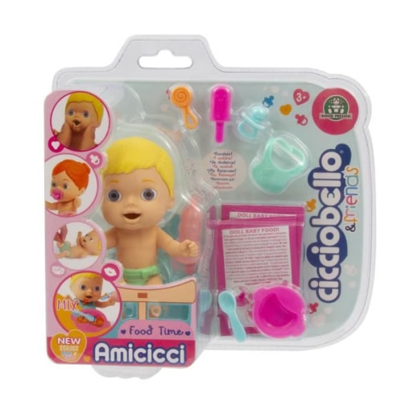 Cicciobello Amicicci Deluxe måltidsset - CHUSE - CCB - Asst Girl & Boy