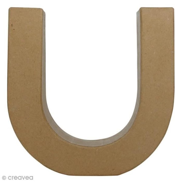 Dekorera brev - DECOPATCH - U - 21 x 22 cm - Tjocklek 5 cm - Blandat
