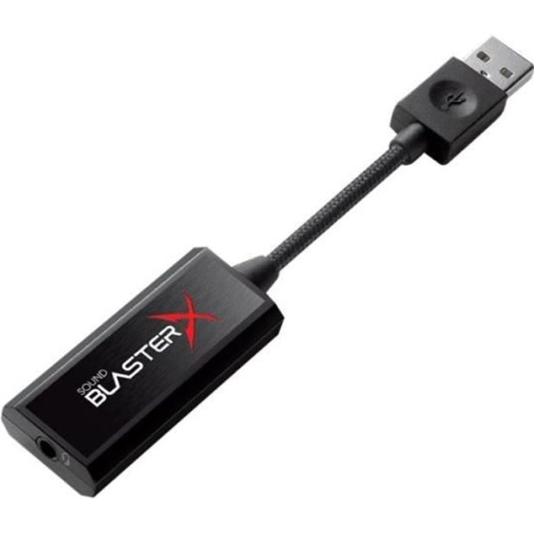 Creative Sound BlasterX G1 - Ljudkort - 24 bitar - 96 kHz - 93 dB signal/brusförhållande - 7.1 - USB 2.0