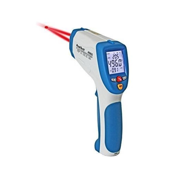 PeakTech Peak Tech Professionell infraröd termometer med datalogger för laser 50C. 1200C-med USB och