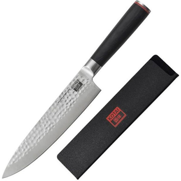 Gyuto kockkniv med Saya och bambulåda - Blad 20 cm - Kotai