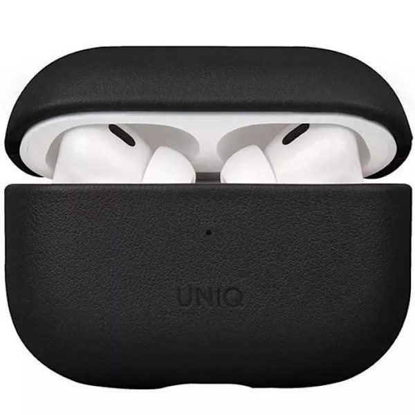 Skyddsfodral för UNIQ Terrado AirPods Pro 2:a generationen i svart läder svart
