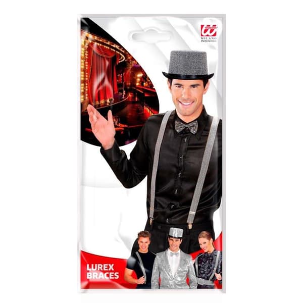 Breteller - W WIDMANN MILANO - VD-WDM8153S - Silver - 120 cm - Utklädningsaccessoar Pengar
