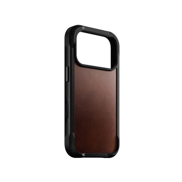 Robust läderfodral - NOMAD - iPhone 17 Pro - Rustik Brun - Horween Läder - Optimal skydd Rustik brun