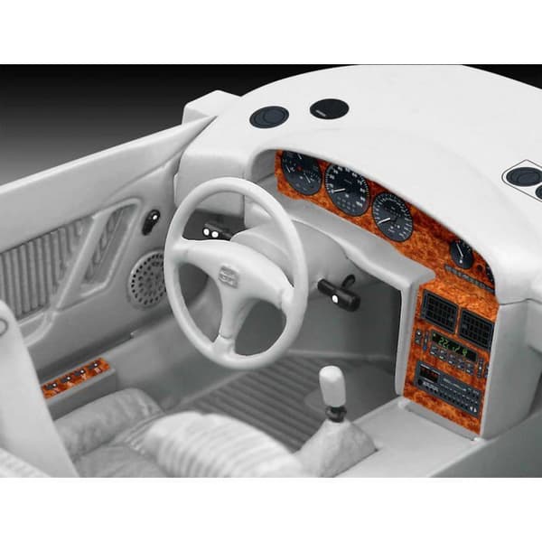 Plastbilmodell - Revell - Bugatti EB110 - Skala 1:24 - Obyggd/Omålad