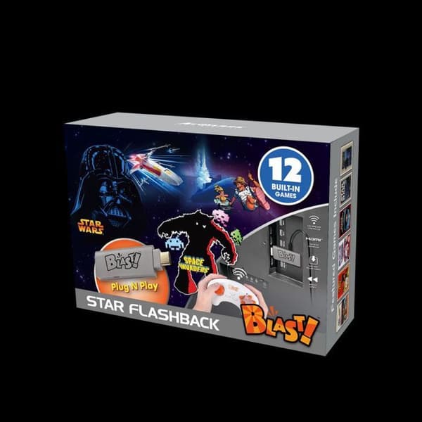Supportkonsol - Atgames 399555 - Star Flashback Blast - Noir - Retro-konsoler