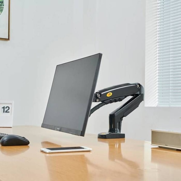 OBS North Bayou Monitor Skrivbordsfäste, Vridbar Monitor Arm 17"-30" Modell F80 Svart