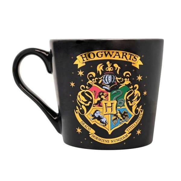 Mugg Erik Harry Potter Hogwarts svart guld