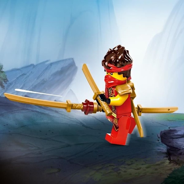 LEGO® NINJAGO® 71822 The Source of Motion Dragon - Ninja leksak med 6 minifigurer Röd