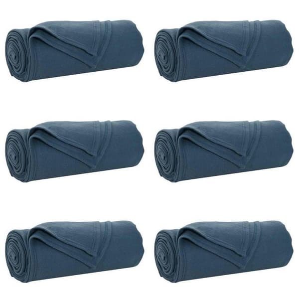 Täckning - VIDAXL - Toison - 6 st - Mörkblå - 240 x 220 cm marinblå