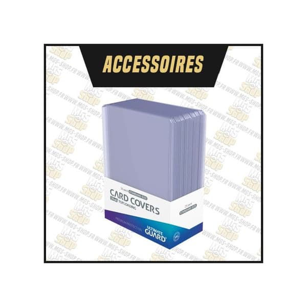 Ultimate Guard 25 Toploaders 35 pt Card Covers Toploading Clear Transparent