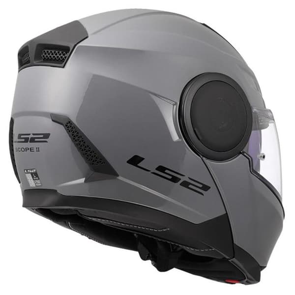 LS2 FF902 SCOPE II SOLID GLANS FF902 SCOPE II SOLID GLOSS - GRÅ XL