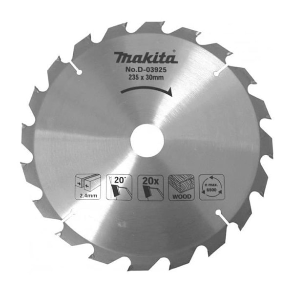 Sågblad - MAKITA - D-29050 - Ø 210mm - Karbid - För trä