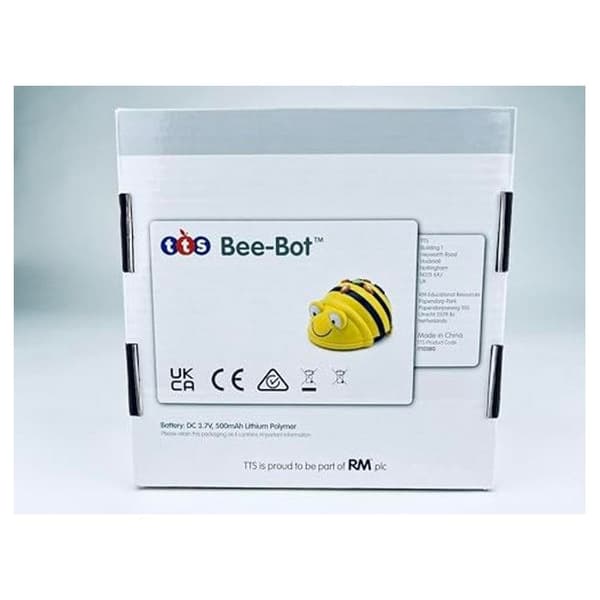 Robot programmerbar - TTS - Bee-Bot - Detektering av andra robotar - 200 steg minne - Inomhusbruk