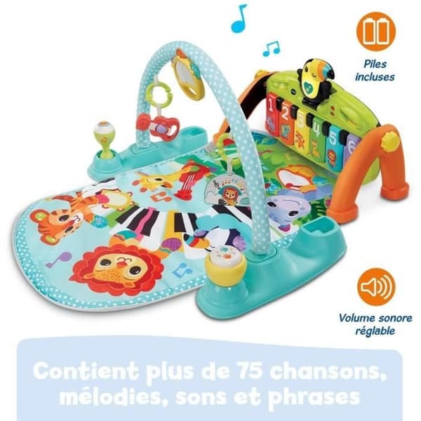 VTECH BABY - TAPIS TAP TAP PIANO EVOLUTIVT - Multicolor