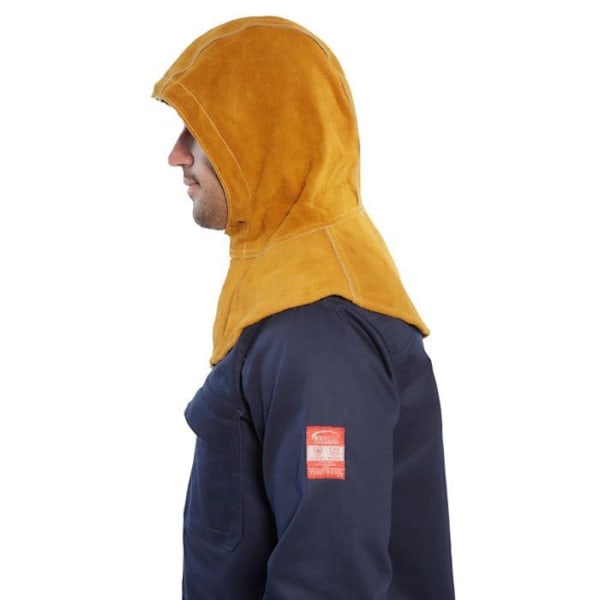 Läderhuva - Portwest - Svetsare - Orange - Huvud- och nackskydd - Standard EN ISO 11611 Klass 2 Orange 0
