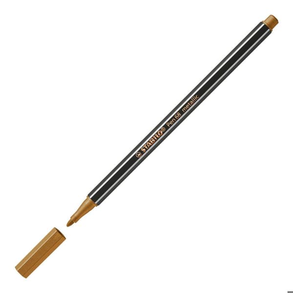 Feutre Stabilo Pen 68 - Koppar - 1 mm - Vattenbaserat bläck - Medium - Metallisk Koppar