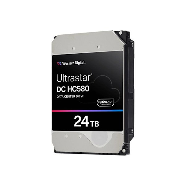 WD Ultrastar DC HC580 WUH722424AL5204 - hårddisk - datacenter - 24 To - SAS 12Gb/s