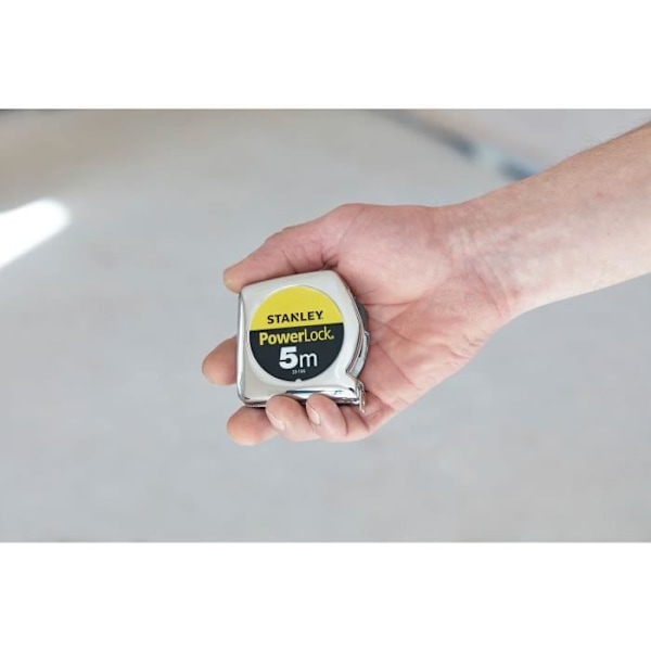 Powerlock® abs-mått Stanley Längd 5m Bredd 19mm Grå