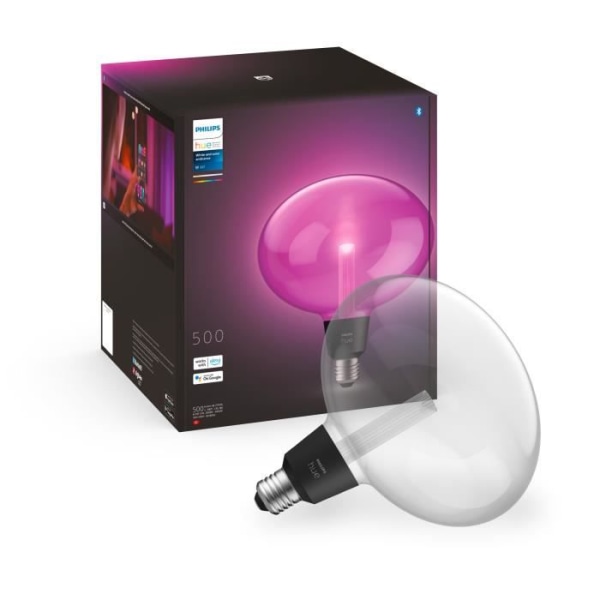 Philips Hue White and Color Ambiance, Ellipse E27-ansluten LED-lampa, Bluetooth-kompatibel