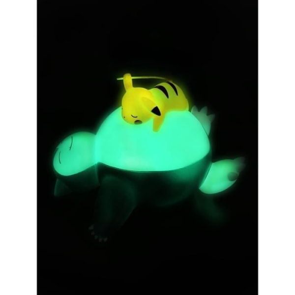 TEKNOFUN ljus statyett - Pikachu och Snorlax - Fast eller variabel intensitet - För barn