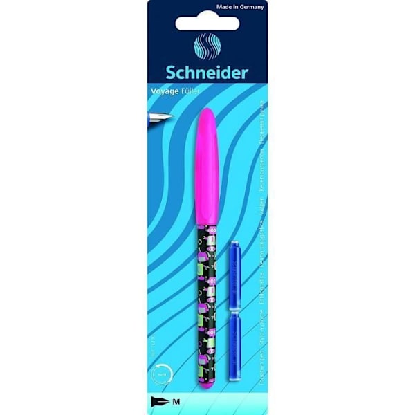 Reservoarpenna - SCHNEIDER - Resor - Vit - Diverse - Spets - Medium Blandad