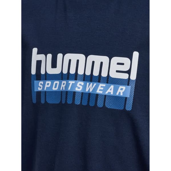 T-shirt barn Hummel Tukas - black iris 2 svart iris 2 8 år