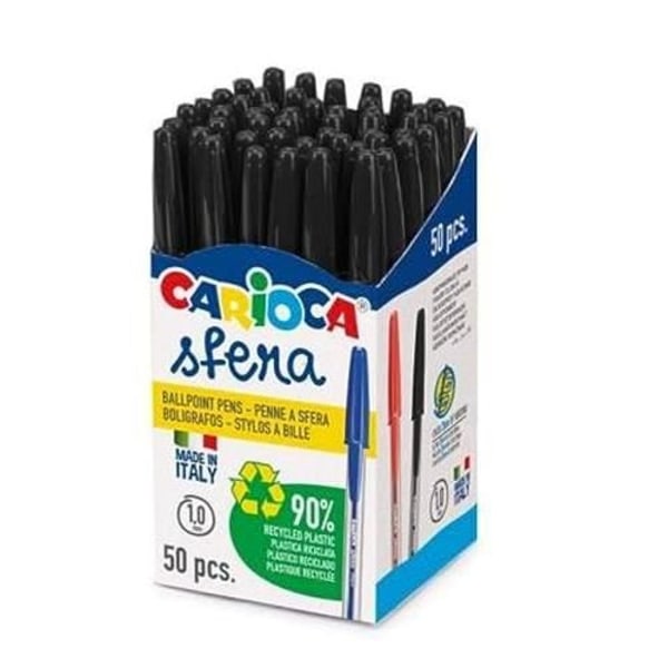 Sfera Flowpack - CARIOCA - Förpackning med 50 stycken - Färg Svart - Mixad - Kreativa aktiviteter