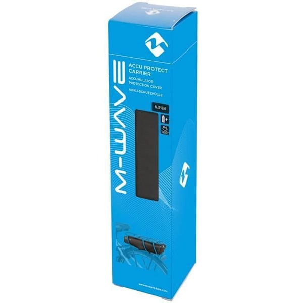 M-Wave skyddsfodral till Shimano/Bosch elcykelbatteri - Svart neopren Svart