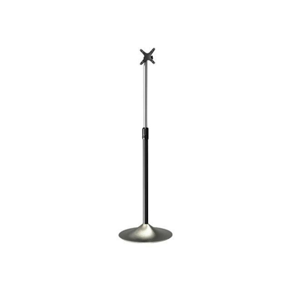 Fast stöd - Icke specificerat - 13-27 tum - VESA 100x100 - Max belastning 22 kg - Teleskopisk kolumn 832-1370 mm Silver