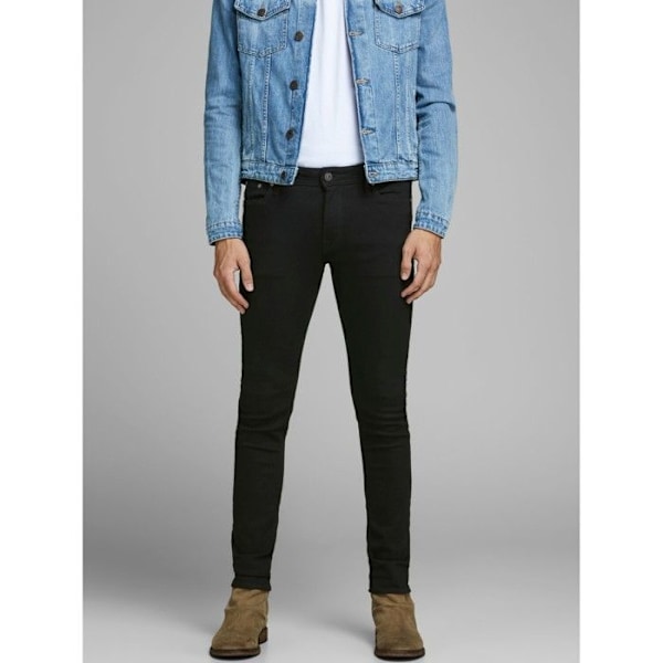 Jean Skinny - Jack & Jones - Iliam Original 009 - Svart - Standardstorlek - Herr svart 29/34