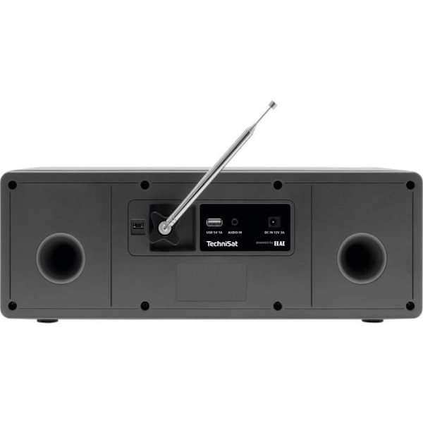 TechniSat DIGITRADIO 3 VOICE Bordsradio DAB+, FM AUX, CD, DAB+, FM, USB batteriladdningsfunktion, utan bar