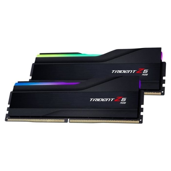 G.Skill Trident Z5 RGB 32 GB (2 x 16 GB) DDR5 7600 MHz CL36 - Svart - Dual Channel Kit 2 DDR5 RAM-minnen PC5-60800 - F5-7600J36