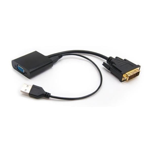 NANOCABLE DVI till VGA Adapter 10.16.2008-BK Svart