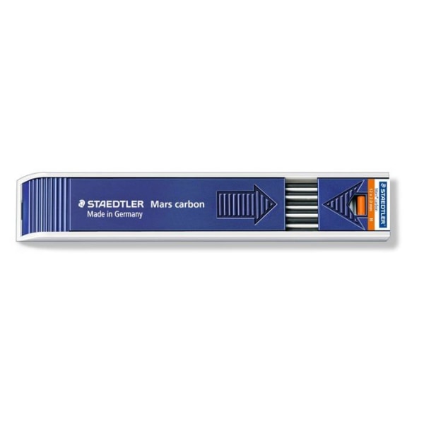 Grafitpenna - Staedtler bly - 200-H - Etui med 12 grafitledningar 2 mm